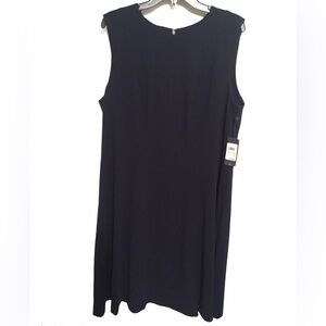 Tommy Hilfiger Navy Fit  & Flare Dress sz 16 W